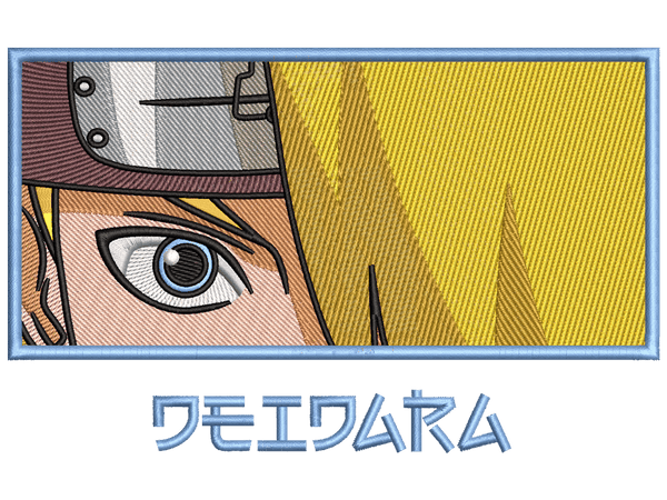 Deidara Embroidery Design File main image - This Anime embroidery design file features Deidara from Naruto. Digital download in DST & PES formats. High-quality machine embroidery patterns by EmbroPlex.