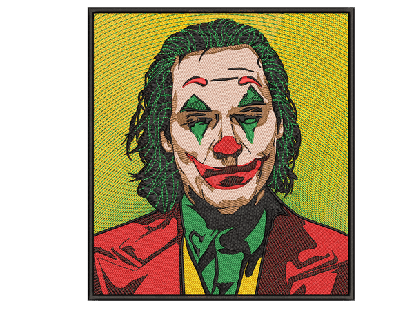  Super Hero-Inspired    Joker Embroidery Design File main image - This anime embroidery designs files featuring    Joker from Superhero. Digital download in DST & PES formats. High-quality machine embroidery patterns by EmbroPlex.
