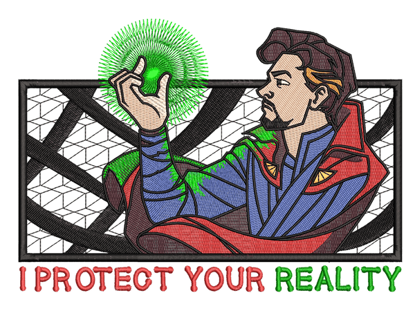  Super Hero-Inspired   Doctor Strange Embroidery Design File main image - This anime embroidery designs files featuring   Doctor Strangefrom Superhero. Digital download in DST & PES formats. High-quality machine embroidery patterns by EmbroPlex.