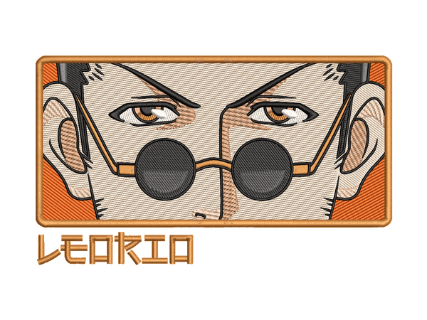 Anime-Inspired Leorio Embroidery Design File main image - This anime embroidery designs files featuring Leorio from Hunter X Hunter Digital download in DST & PES formats. High-quality machine embroidery patterns by EmbroPlex.