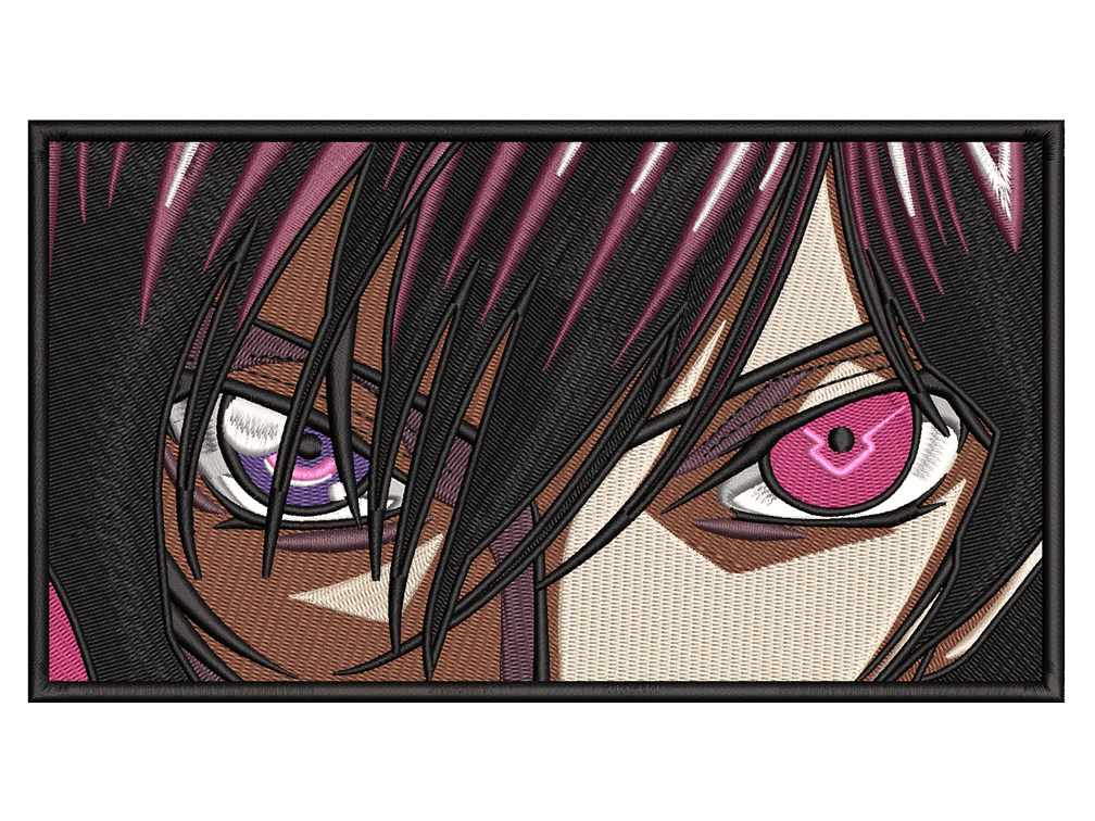  Anime-Inspired Lamperouge Embroidery Design File main image - This anime embroidery designs files featuring Lamperouge from  Code Geass. Digital download in DST & PES formats. High-quality machine embroidery patterns by EmbroPlex.