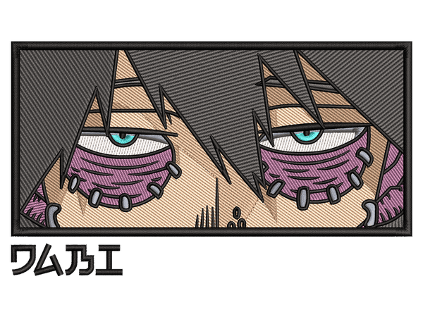  Anime-Inspired Dabi Embroidery Design File main image - This anime embroidery designs files featuring Dabi from My Hero  Academia. Digital download in DST & PES formats. High-quality machine embroidery patterns by EmbroPlex.