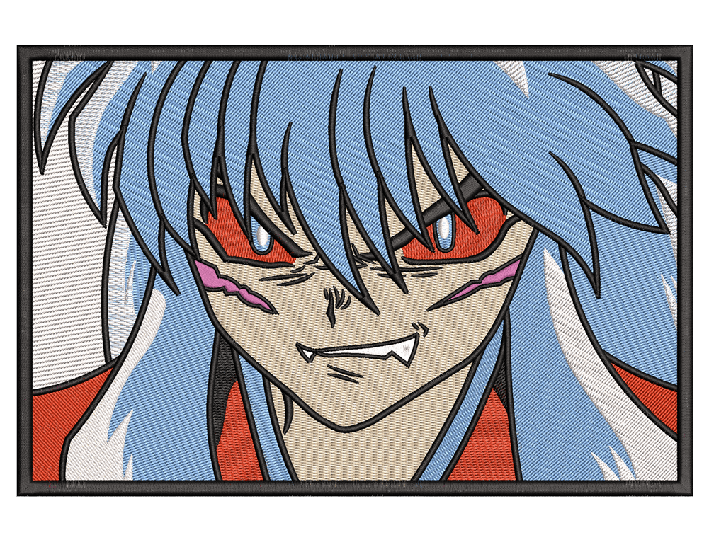  Anime-Inspired Inuyasha Embroidery Design File main image - This anime embroidery designs files featuring Inuyasha from TV Series. Digital download in DST & PES formats. High-quality machine embroidery patterns by EmbroPlex.