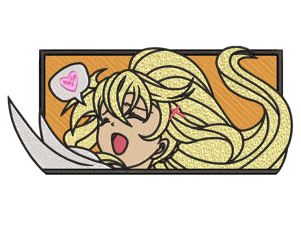  Anime-Inspired KonoSuba Embroidery Design File main image - This anime embroidery designs files featuring KonoSuba from KonoSuba . Digital download in DST & PES formats. High-quality machine embroidery patterns by EmbroPlex.