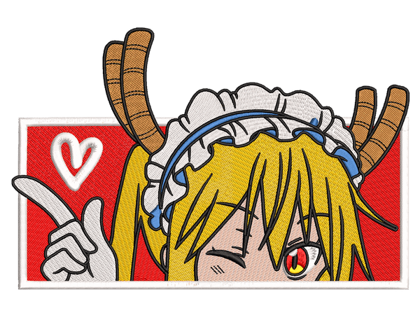 Anime-Inspired Tohru Embroidery Design File main image - This anime embroidery designs files featuring Tohru from   Fruits Basket. Digital download in DST & PES formats. High-quality machine embroidery patterns by EmbroPlex.