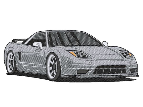 Car-Inspired  Honda Acura NSX Embroidery Design File main image - This anime embroidery designs files featuring  Honda Acura NSX from Car. Digital download in DST & PES formats. High-quality machine embroidery patterns by EmbroPlex.