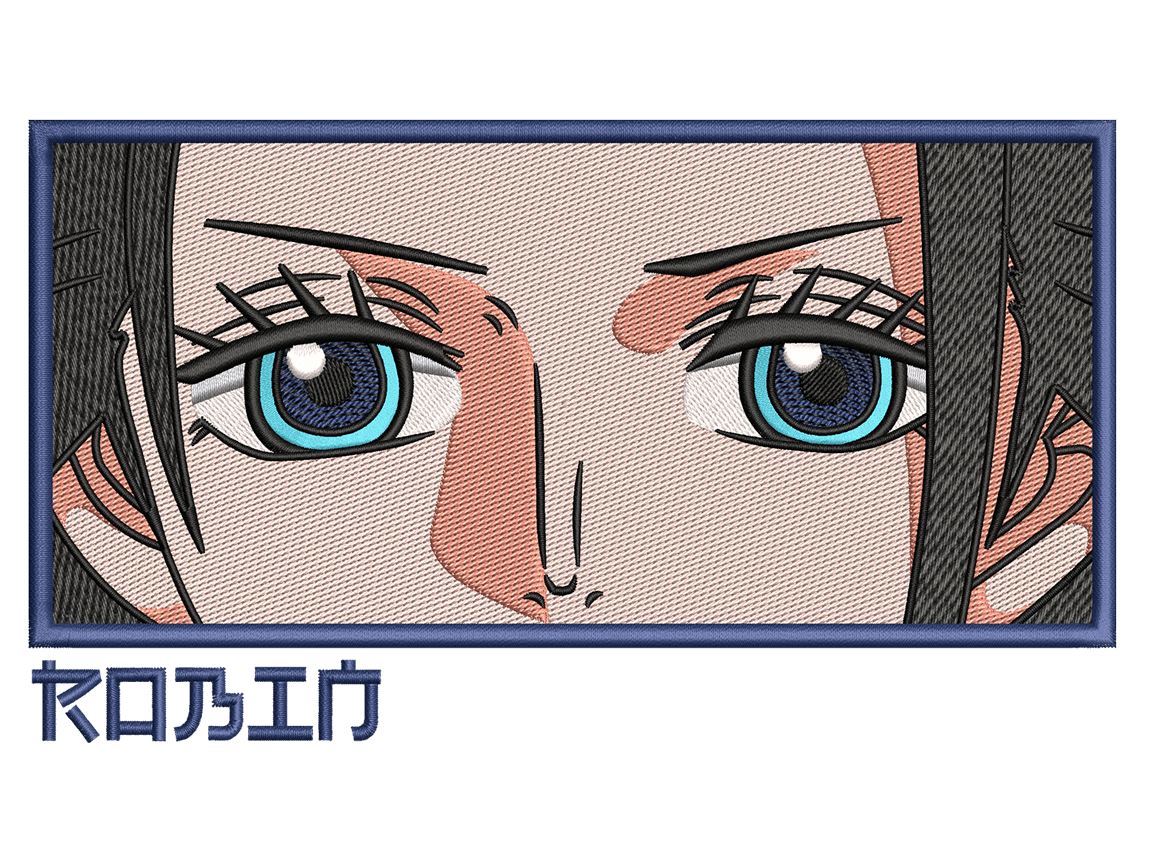 Anime-Inspired Nico Robin Embroidery Design File main image - This anime embroidery designs files featuring Nico Robin from One Piece. Digital download in DST & PES formats. High-quality machine embroidery patterns by EmbroPlex.