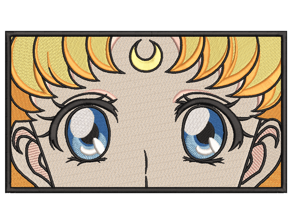 Anime-Inspired Sailor MoonEmbroidery Design File main image - This anime embroidery designs files featuring Sailor Moonfrom Sailor Moon. Digital download in DST & PES formats. High-quality machine embroidery patterns by EmbroPlex.