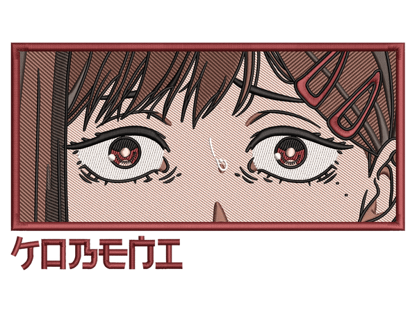 Anime-Inspired Hisashi Eguchi Embroidery Design File main image - This anime embroidery designs files featuring Hisashi Eguchi from Chainsaw Man. Digital download in DST & PES formats. High-quality machine embroidery patterns by EmbroPlex.