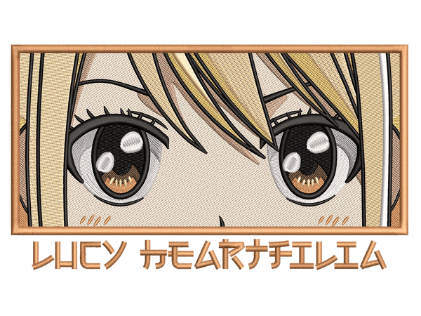 Anime-Inspired Lucy Heartfilia Embroidery Design File main image - This anime embroidery designs files featuring Lucy Heartfilia from Fairy Tail. Digital download in DST & PES formats. High-quality machine embroidery patterns by EmbroPlex.