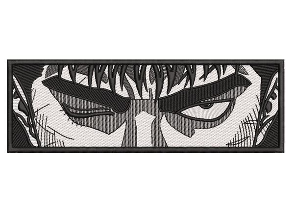 Anime-Inspired Berserk Embroidery Design File main image - This anime embroidery designs files featuring Berserk from Berserk. Digital download in DST & PES formats. High-quality machine embroidery patterns by EmbroPlex.