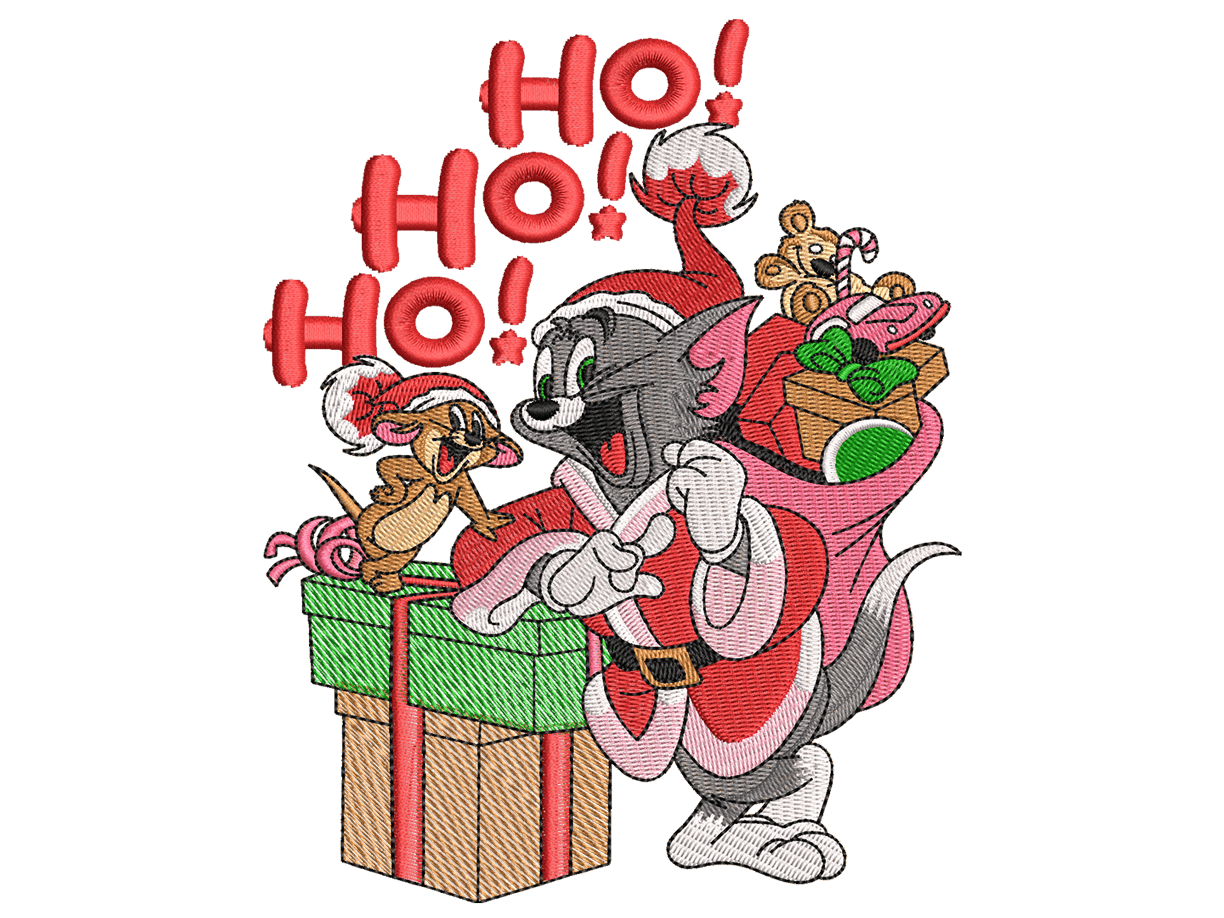 Famous Cartoon Christmas Embroidery Designs File, Suitable with any Embroidery Machine, Instant Download, Available in All Hoop Sizes