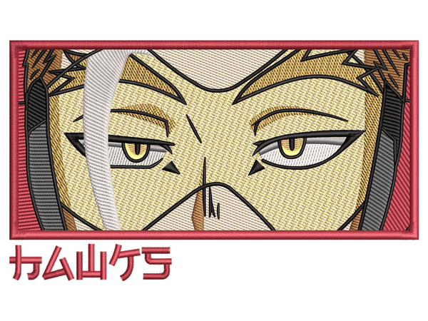 Anime-Inspired  Hawks Embroidery Design File main image - This anime embroidery designs files featuring  Hawks from My Hero  Academia. Digital download in DST & PES formats. High-quality machine embroidery patterns by EmbroPlex.