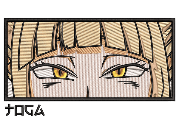 Anime-Inspired Himiko Toga Embroidery Design File main image - This anime embroidery designs files featuring Himiko Toga from My Hero Academia . Digital download in DST & PES formats. High-quality machine embroidery patterns by EmbroPlex.