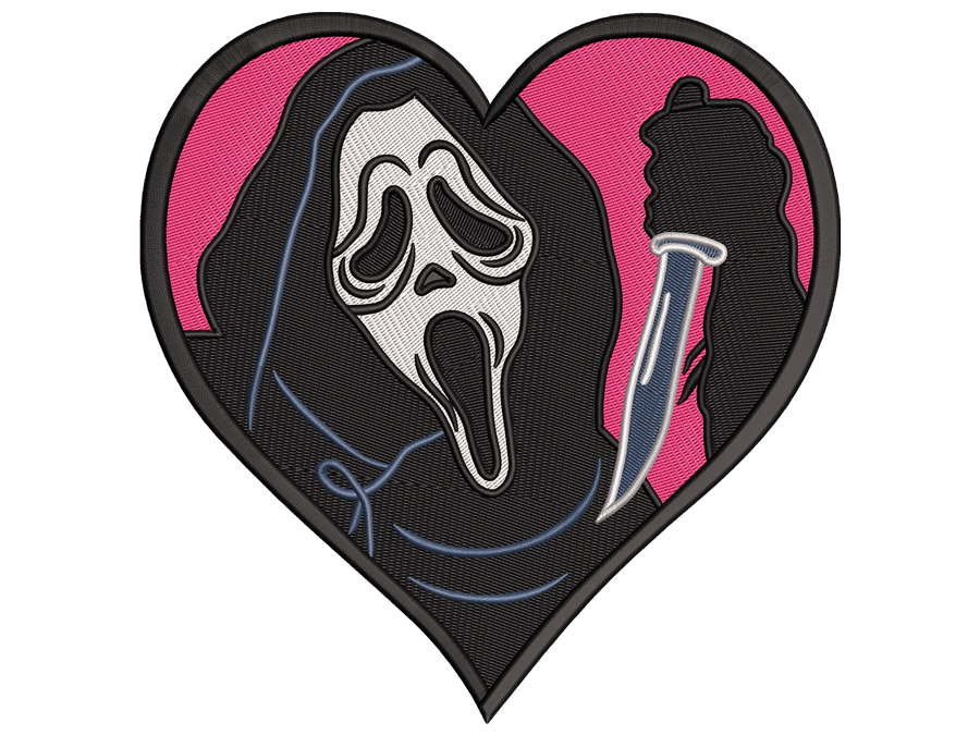 Spooky Halloween Patch Embroidery design File