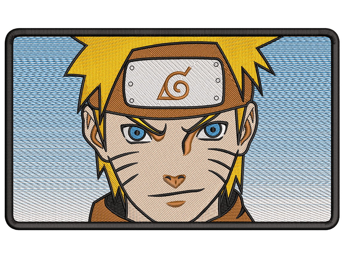 Anime-Inspired Anime Embroidery Design File main image - This anime embroidery designs files featuring Naruto from Naruto. Digital download in DST & PES formats. High-quality machine embroidery patterns by EmbroPlex.