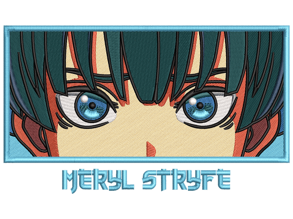 Meryl Stryfe Embroidery Design File main image - This Anime embroidery design file features Meryl Stryfe from Trigun Stampede. Digital download in DST & PES formats. High-quality machine embroidery patterns by EmbroPlex.