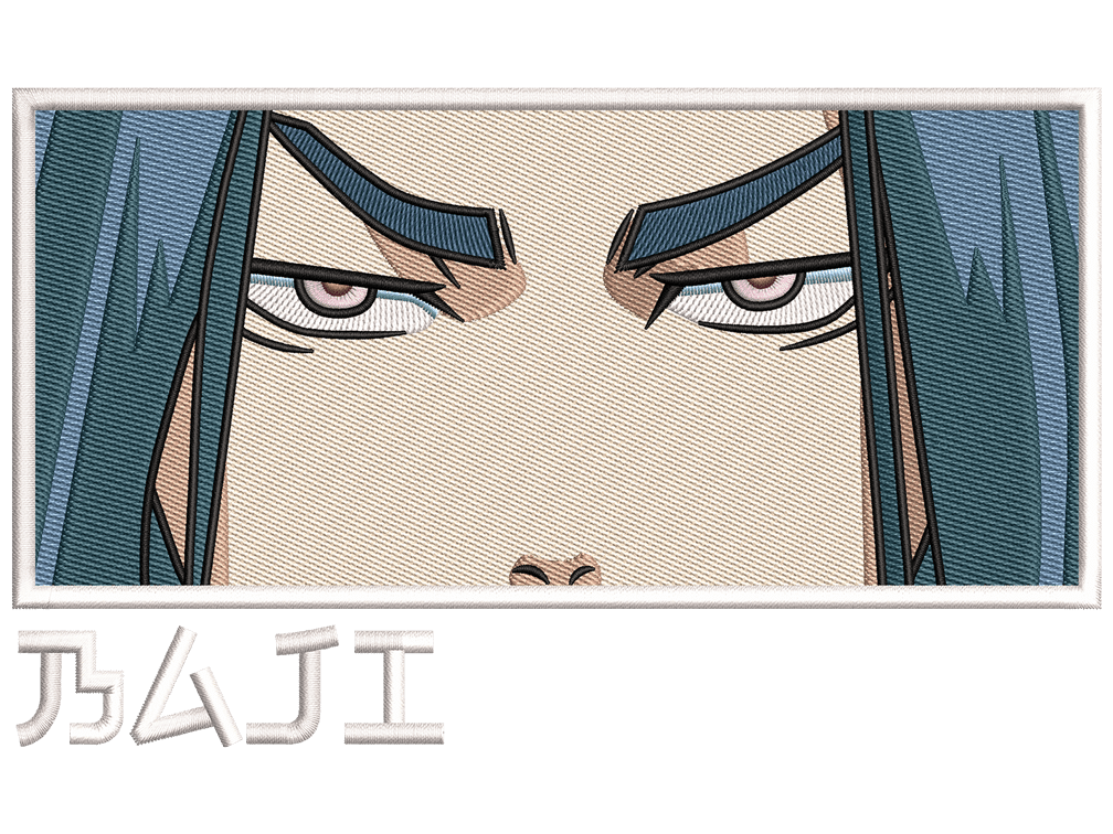 Keisuke Baji Embroidery Design File main image - This Anime embroidery design file features Keisuke Baji from Tokyo Revengers. Digital download in DST & PES formats. High-quality machine embroidery patterns by EmbroPlex.