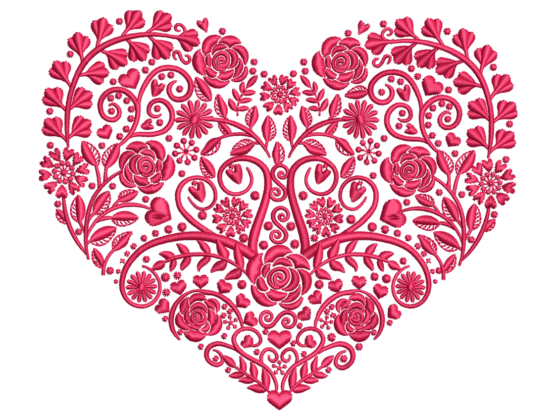 Florals Love Embroidery Design Files