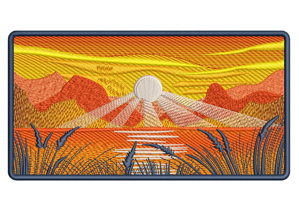 Cities and Countries-Inspired  Orange Sky Embroidery Design File main image - This anime embroidery designs files featuring  Orange Sky from Cities and Countries. Digital download in DST & PES formats. High-quality machine embroidery patterns by EmbroPlex.
