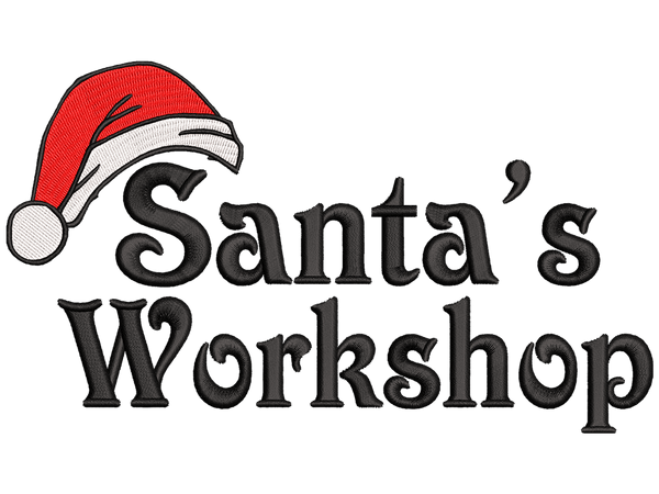 Santa Embroidery Design File main image - This Christmas embroidery designs files featuring Santa from Christmas. Digital download in DST & PES formats. High-quality machine embroidery patterns by EmbroPlex.