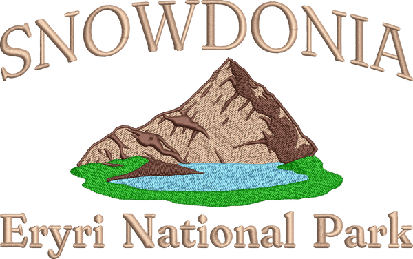 Cities and Countries-Inspired Snowdonia national park Embroidery Design File main image - This Cities and Countries embroidery designs files featuring Snowdonia national park from Cities and Countries. Digital download in DST & PES formats. High-quality machine embroidery patterns by EmbroPlex.