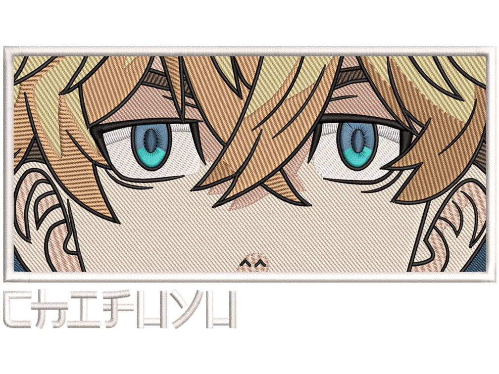 Anime-Inspired Chifuyu Matsuno Embroidery Design File main image - This anime embroidery designs files featuring Chifuyu Matsuno from Tokyo Revengers. Digital download in DST & PES formats. High-quality machine embroidery patterns by EmbroPlex.